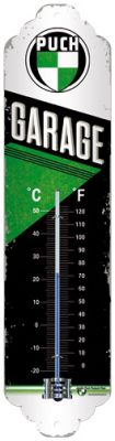 Puch Garage  - Thermometer   28 x 6,5 cm