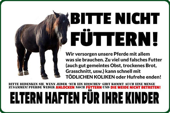 Bitte nicht füttern - Eltern haften für ihre Kinder
