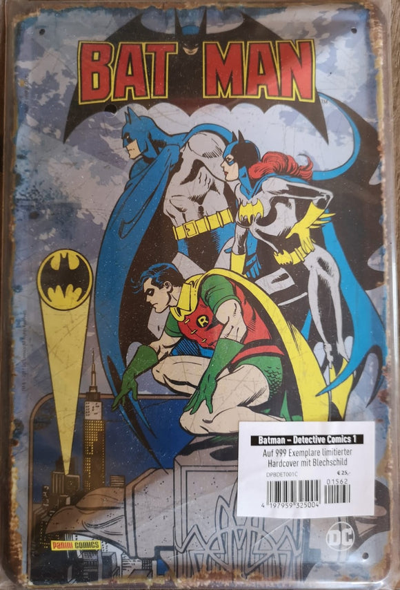 Batman Comic limitiert auf 999 Stück - Metallschild  20x30cm