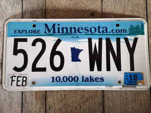 Minnesota US USA Kennzeichen Metallschild 30x15cm