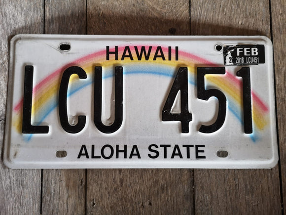 Hawai US USA Kennzeichen Metallschild 30x15cm