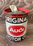 Audi - Original Motor Oil - Spardose im Ölfass-Design