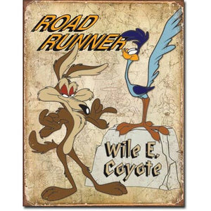 Road Runner Coyote - Metallschild  40x30cm