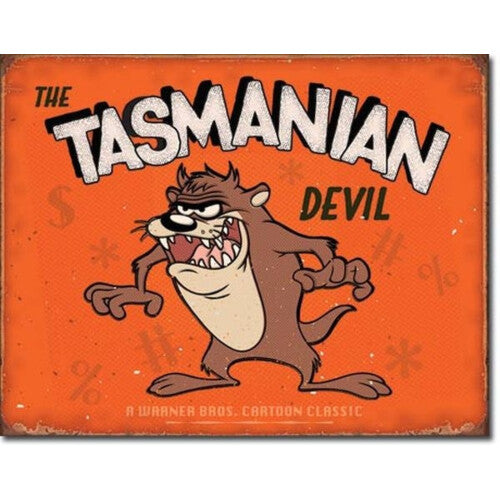 Tasmanian Teufel Devil- Metallschild  40x30cm